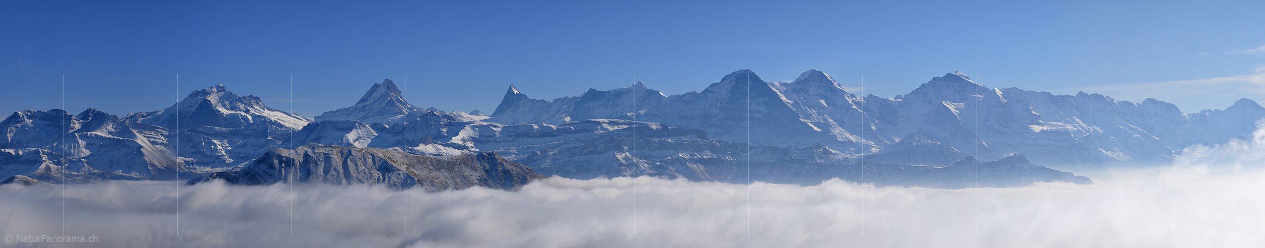 P002764: Panoramabild Nebelmeer vor Alpenpanorama