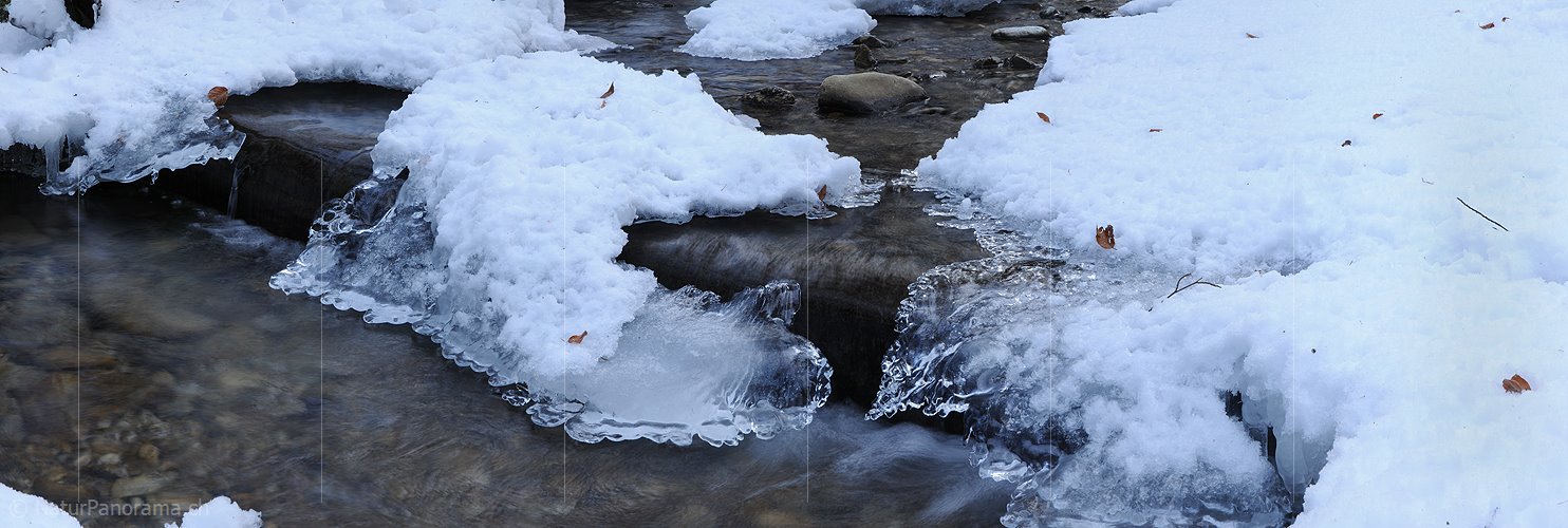 P003071: Panoramabild Eisgebilde in Bach