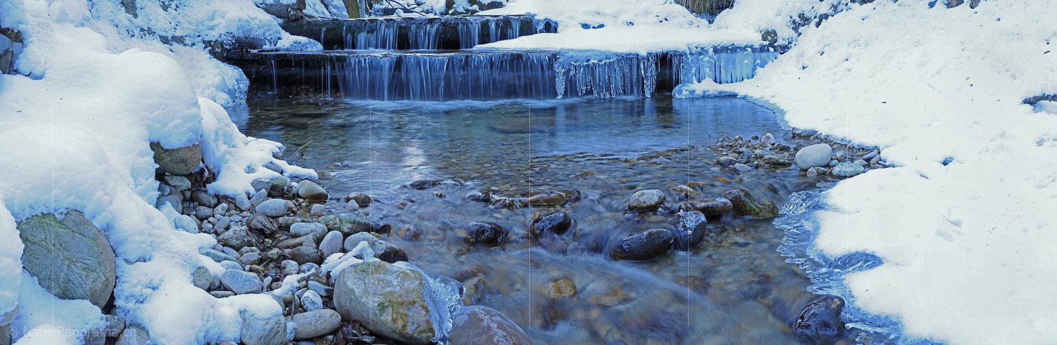 P003078: Panorama Bach im Winter