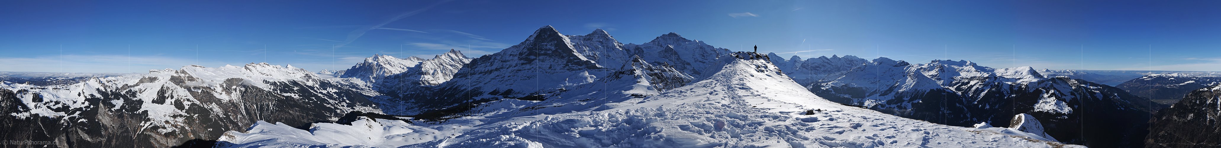 P003131: Panoramabild Dreigestirn vom Männlichen