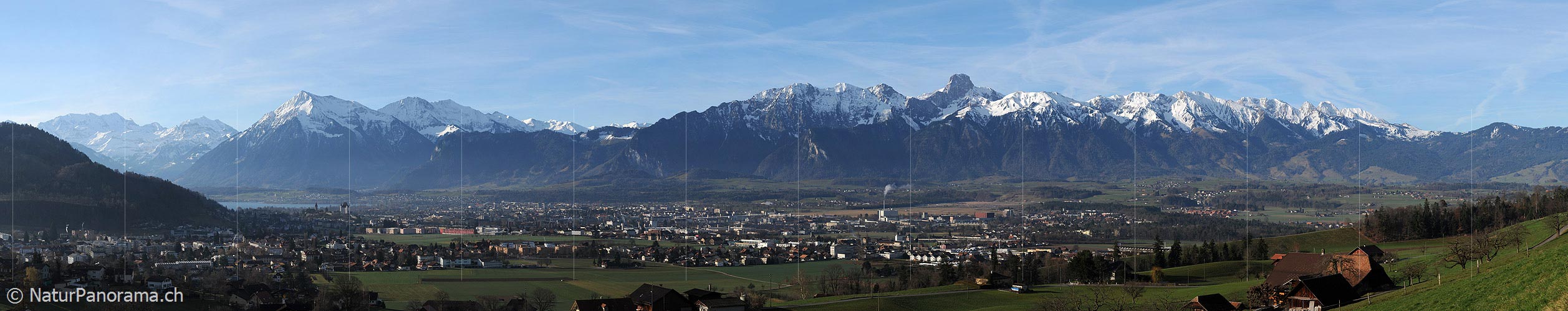 P003251: Panoramic image Thun and Stockhornkette