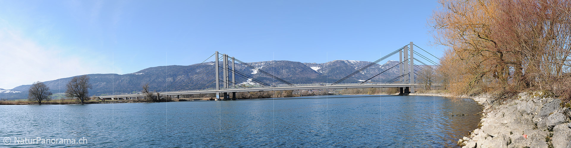 P003284: Panoramabild Autobahnbrücke über die Aare