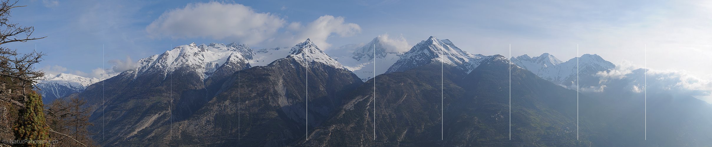 P003381: Panoramabild Bietschhorngruppe
