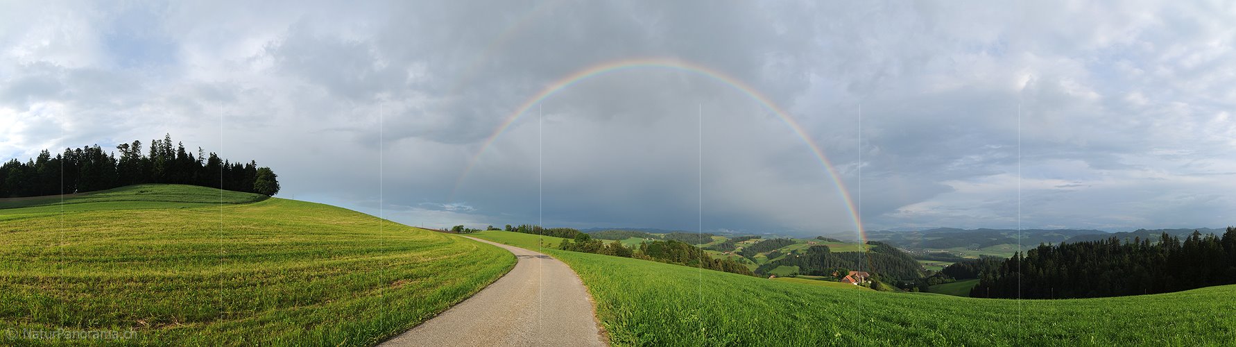 P003642: Panoramabild Regenbogen