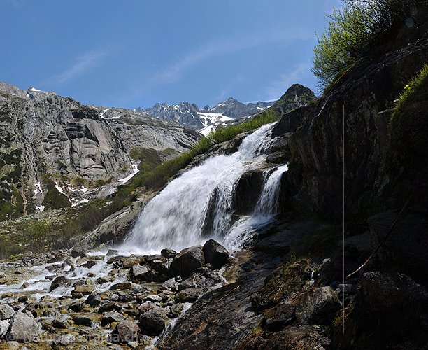 P003666: Panoramabild Wasserfall
