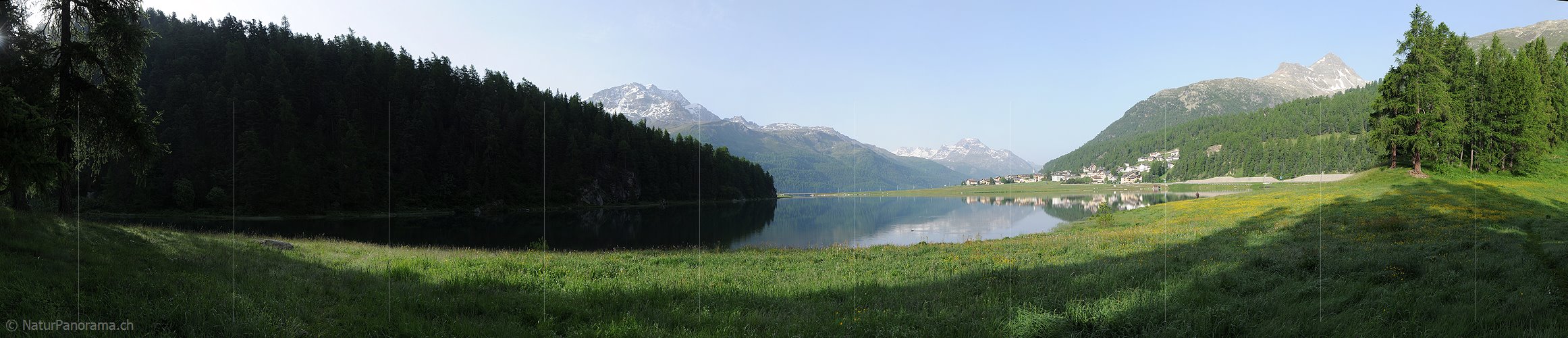 P003763: Panoramabild Silvaplanersee