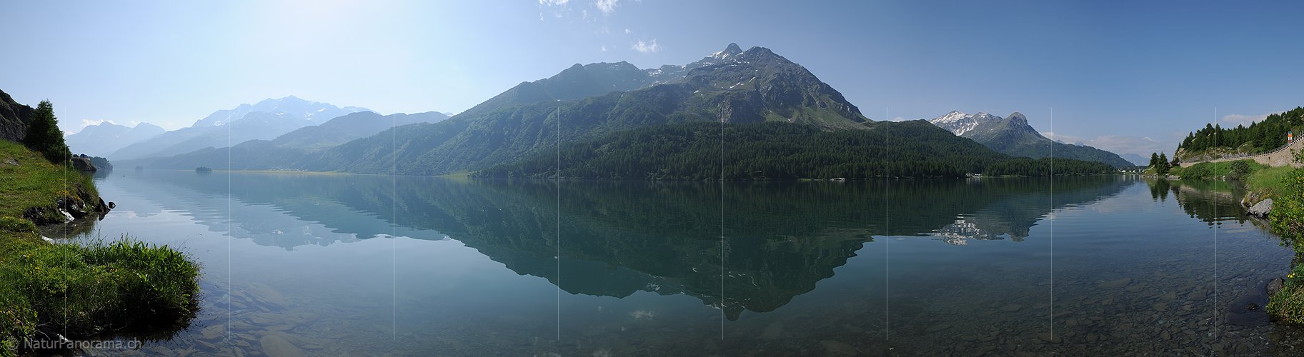 P003807: Panoramaaufnahme Silsersee (Lej da Segl)