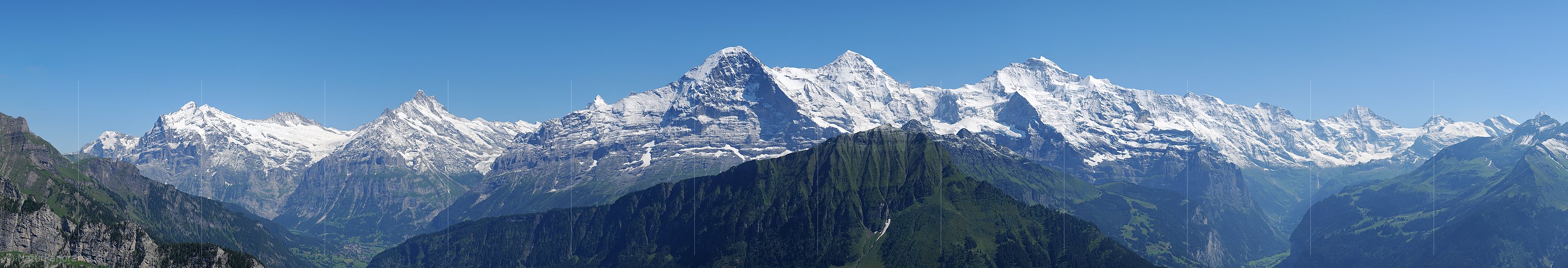 P003897e: Panoramafoto Berner Alpen