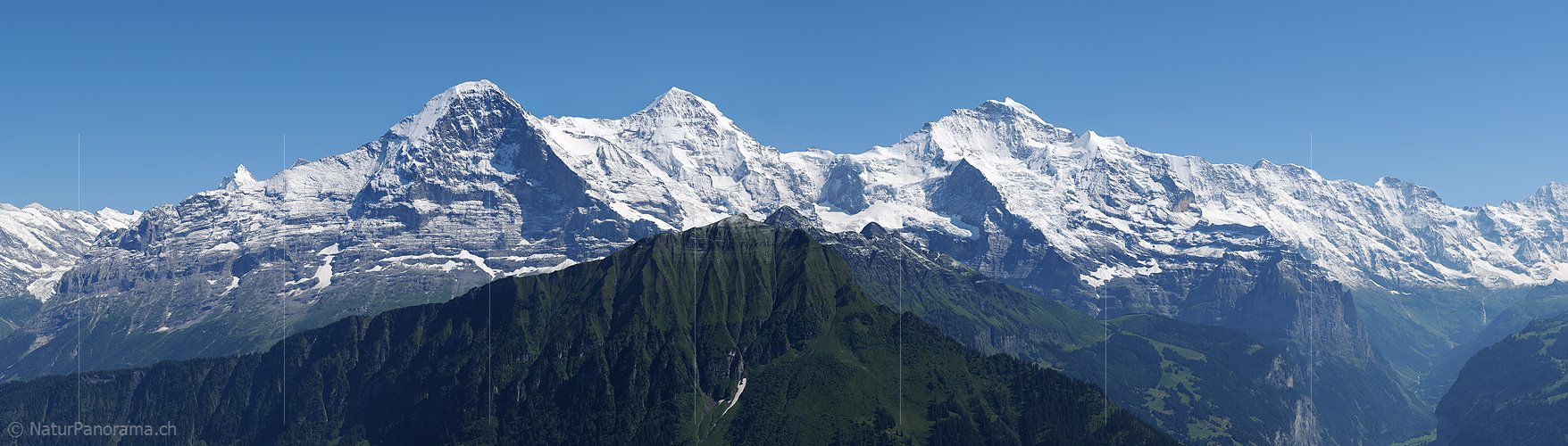 P003898a: Grosspanorama Eiger, Mönch und Jungfrau