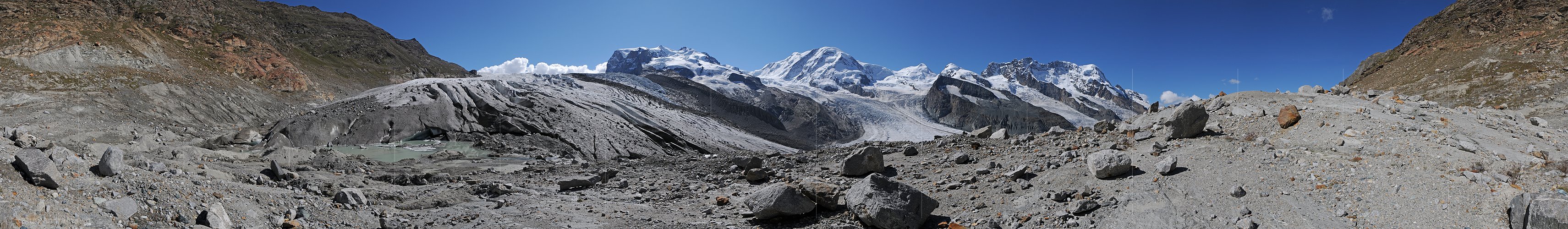 P004044: 360° Panoramabild Gornergletscher (Stand 8.2008)