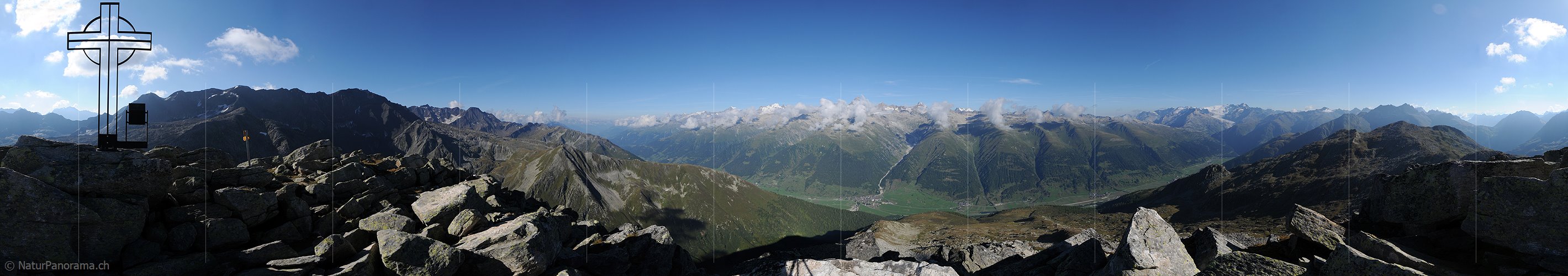 P004052: Panoramabild Brudelhorn und Obergoms