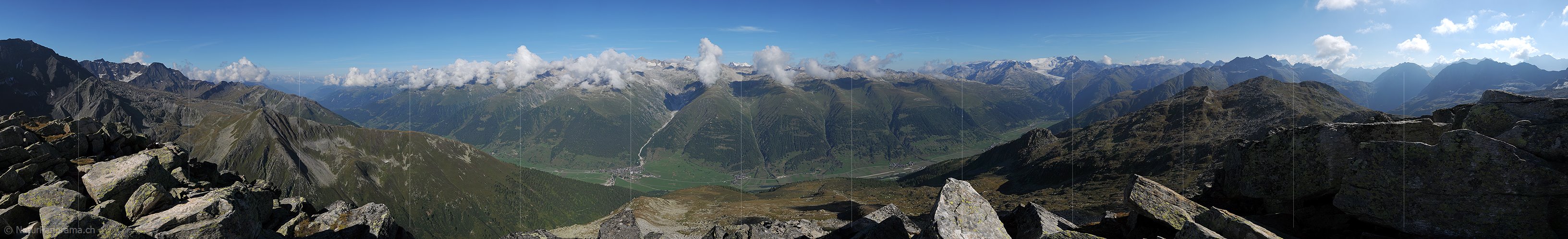 P004054: Gipfelpanorama Brudelhorn und Obergoms