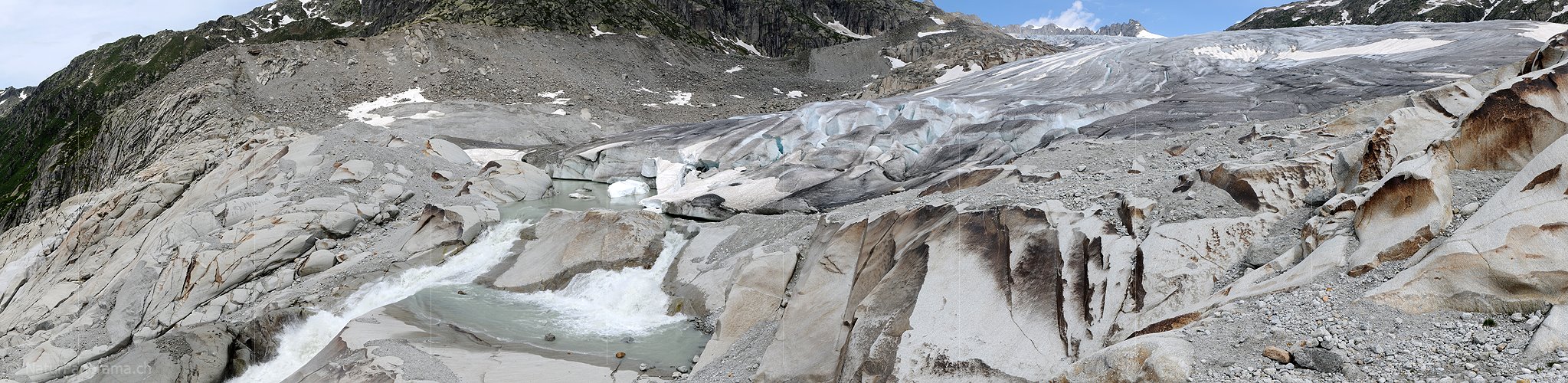 P004244: Panoramabild Gletscherrückgang