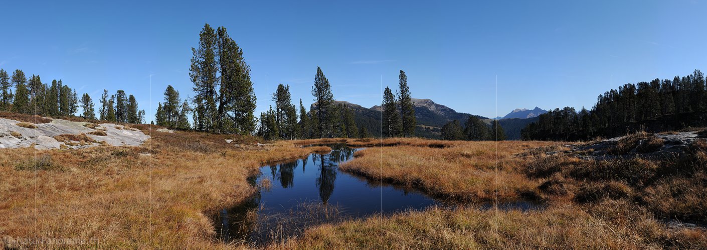 P004327: Grosspanoramabild Kleiner See in Moorlandschaft