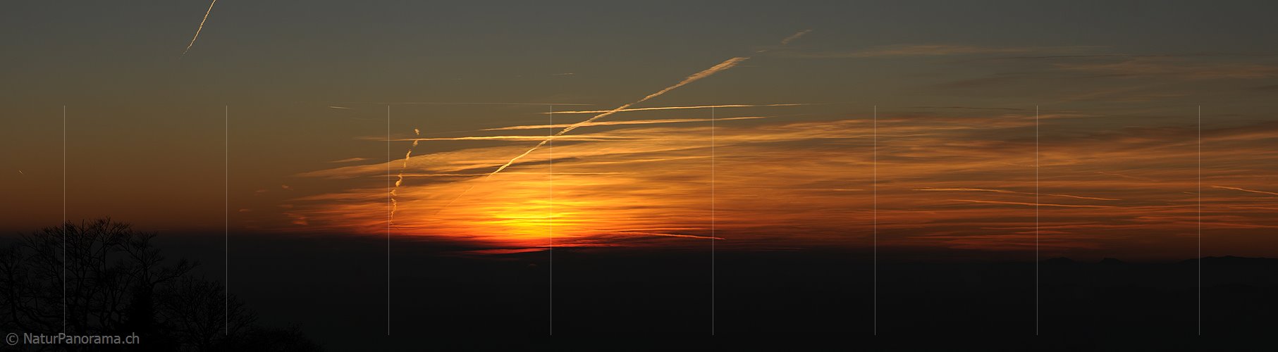 P004357: Panoramaaufnahme Sonnenuntergang