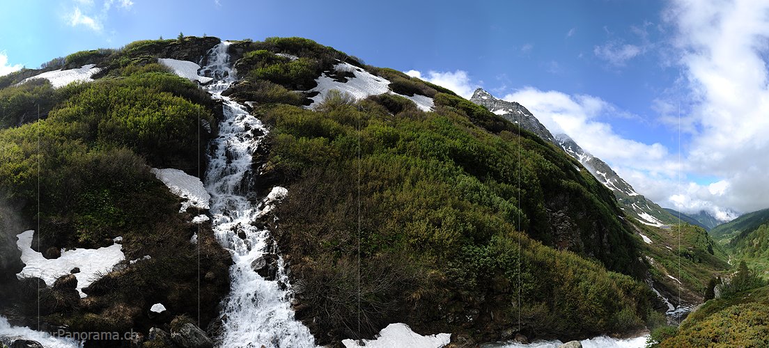 P005183: Panoramabild Wasserfall