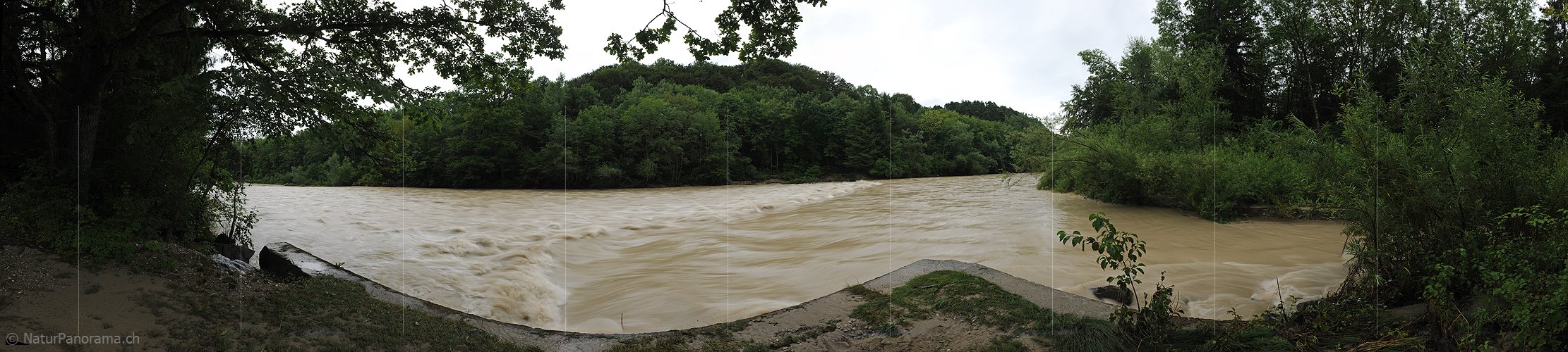 P005317: Panoramabild Hochwasser