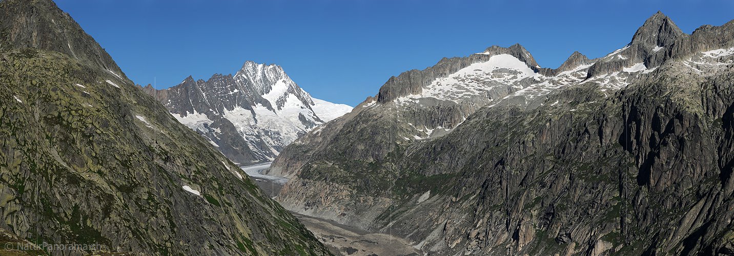 P005382: Panoramabild Lauteraarhorn und Schreckhorn