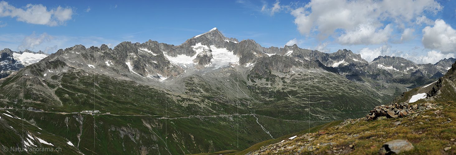 P005428: Grosspanoramabild Furkapass und Galenstock