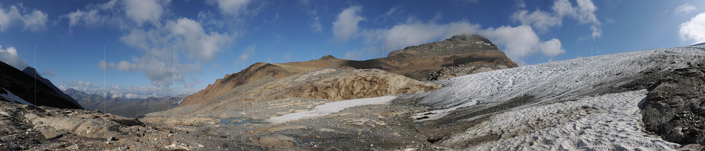 P005546: Panoramabild Chaltwassergletscher und Wasenhorn