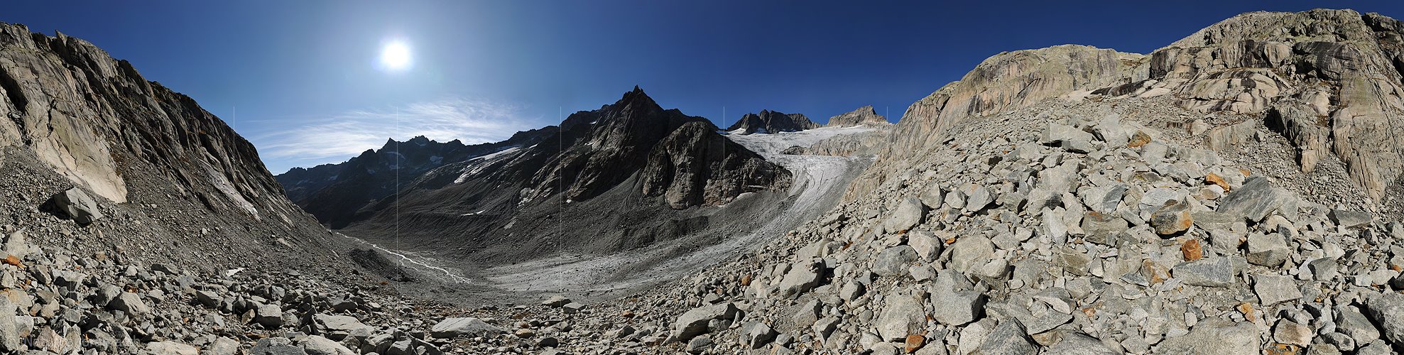 P005647: Panoramabild Bächlital und Bächligletscher