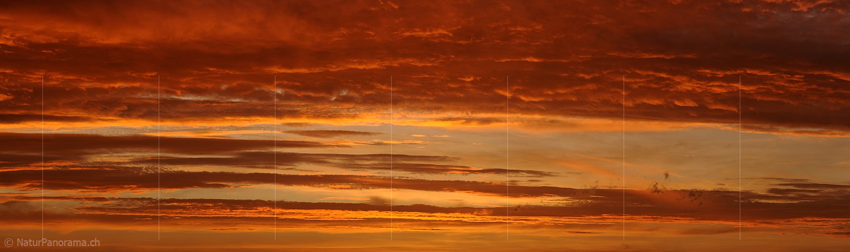 P005903: Panoramabild Glühender Himmel