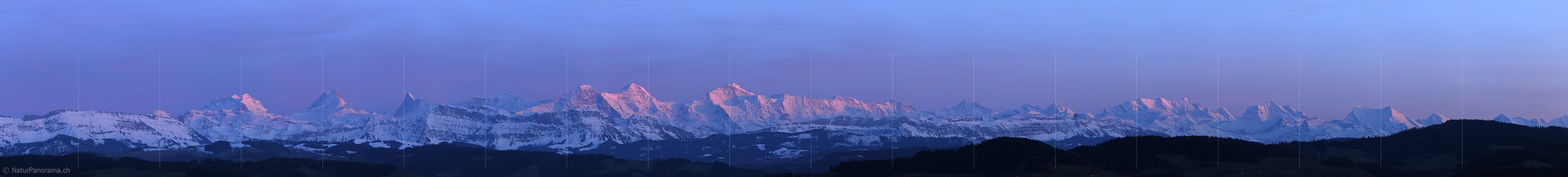 P006088: Panorama Abendstimmung mit Alpenkette