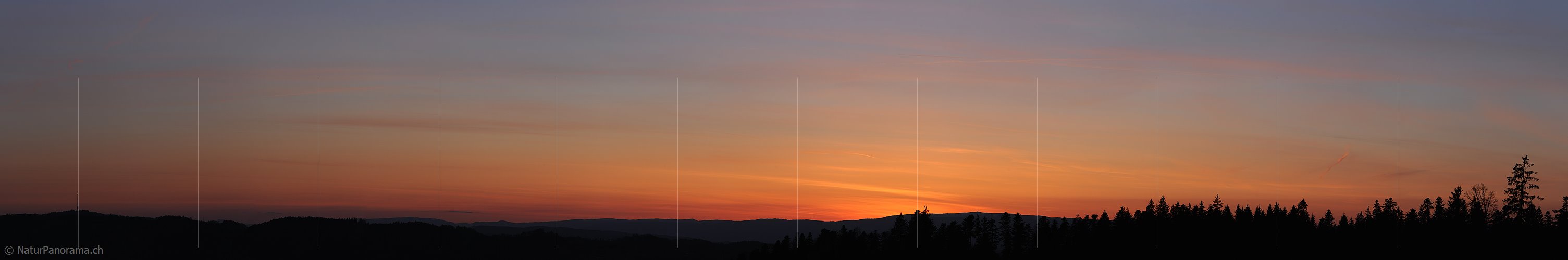 P006091: Panoramabild Abendhimmel