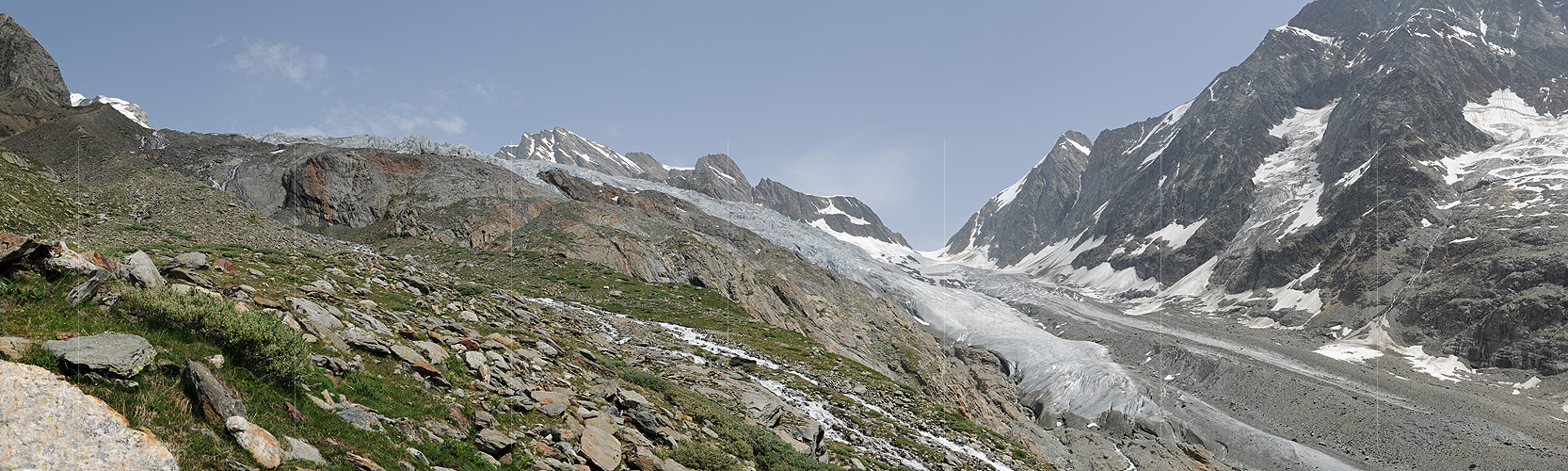 P006362: Panoramafoto Anungletscher und Langgletscher (Stand 7.2010)