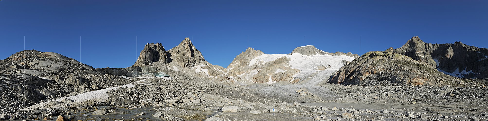 P006402: Panoramafoto Tiefengletscher (Stand 7.2010)