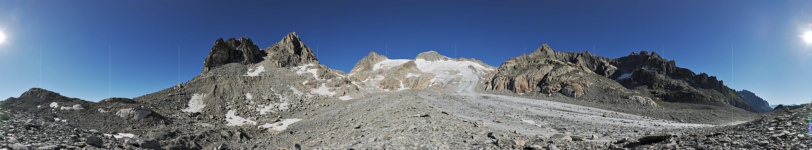 P006405: 360° Panoramafoto Tiefengletscher (Stand 7.2015)