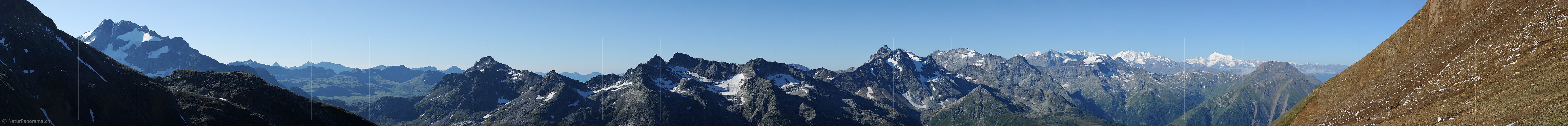 P006561: Panoramabild Binntaler und Walliser Alpen