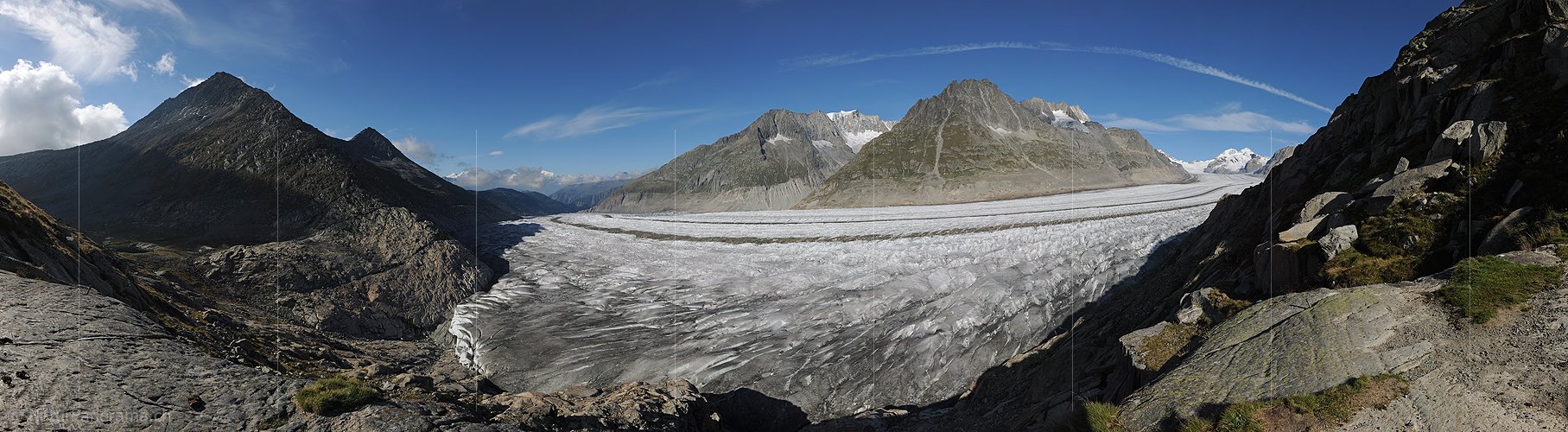 P006681: Panoramabild Grosser Aletschgletscher (Stand 9.2010)