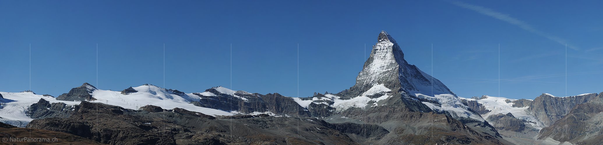 P006763a: Panorama Matterhorn (Schweizer Alpen)