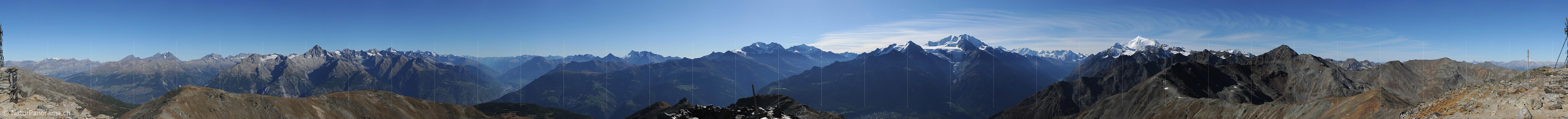P006783: Summit panorama Augstbordhorn (Augstbordregion)