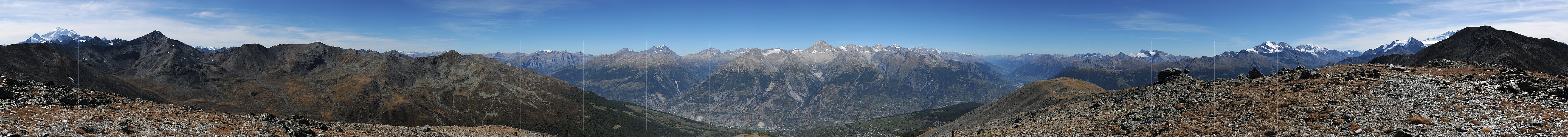 P006791: Gipfelpanorama March (Violenhorn, Augstbordregion)