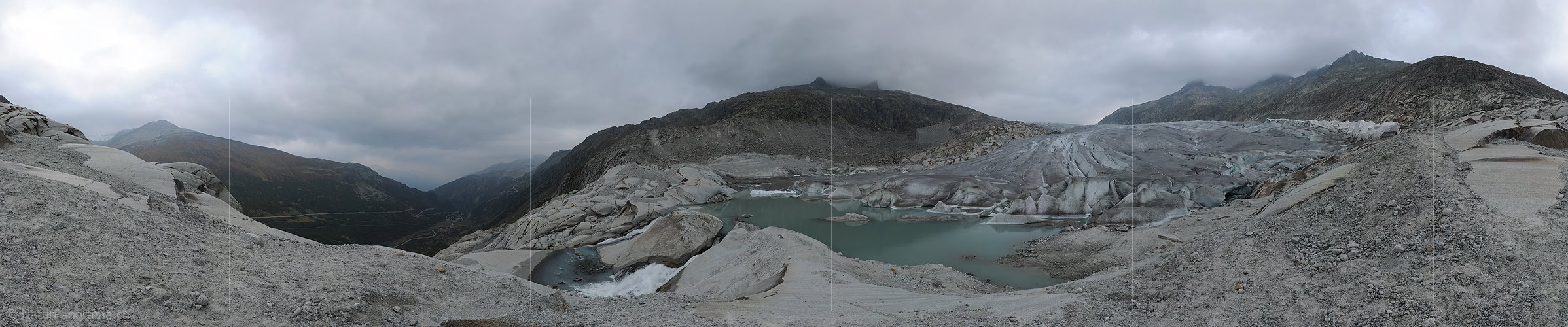P006831: 360° Panoramafoto Rhonegletscher (Stand 9.2010)