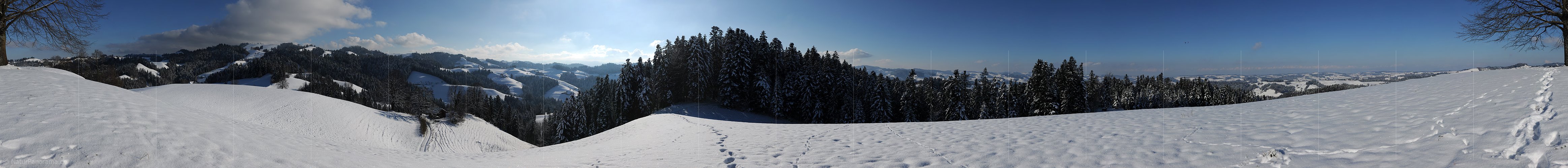P006975: Panorama Winterlandschaft im Emmental