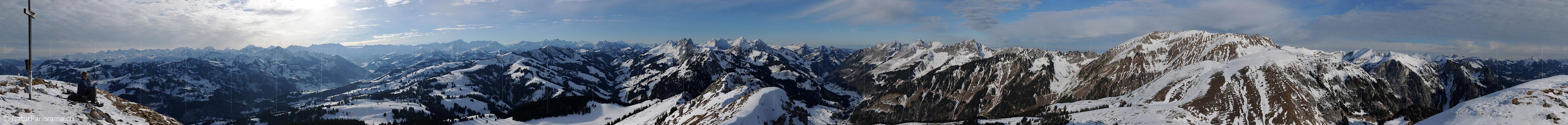 P007103: Summit panorama Bäderhorn (Simmental, Switzerland)