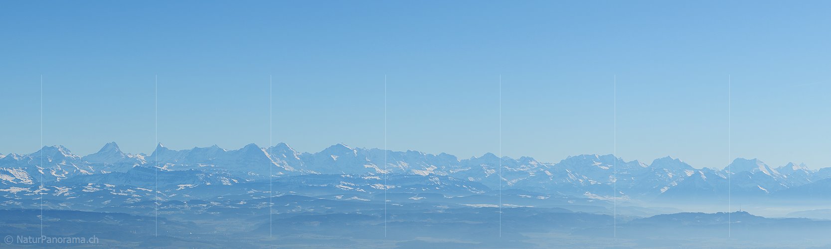 P007184a: Panorama Berner Alpen von der Hasenmatt