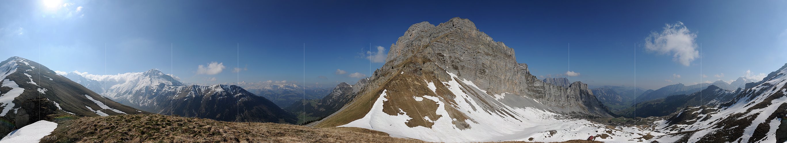 P007445: Panoramabild Grimmifurggi, Diemtigtal/Simmental