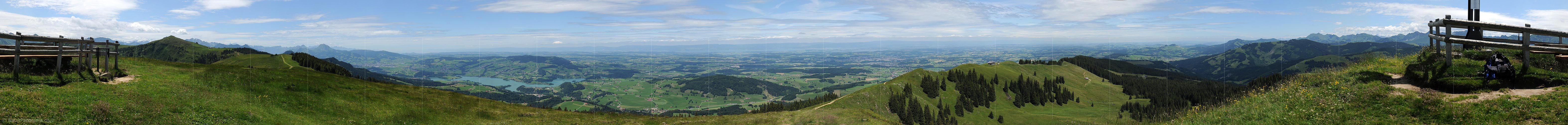 P007786: 360° Panoramabild Le Cousimbert (Freiburger Alpen)