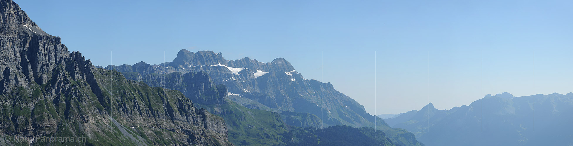 P007817: Panoramabild Glärnisch Massiv von Süden