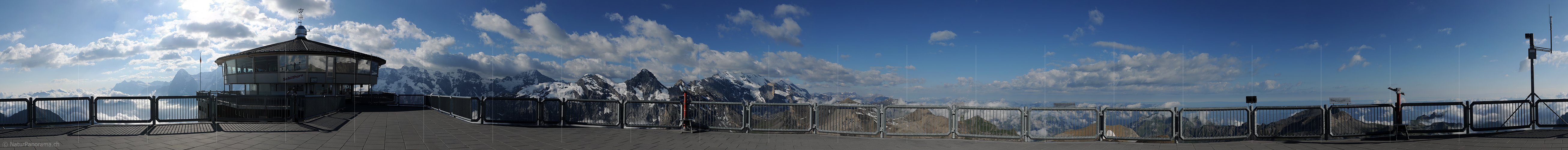 P007964: Gipfelpanorama Schilthorn (Piz Gloria)