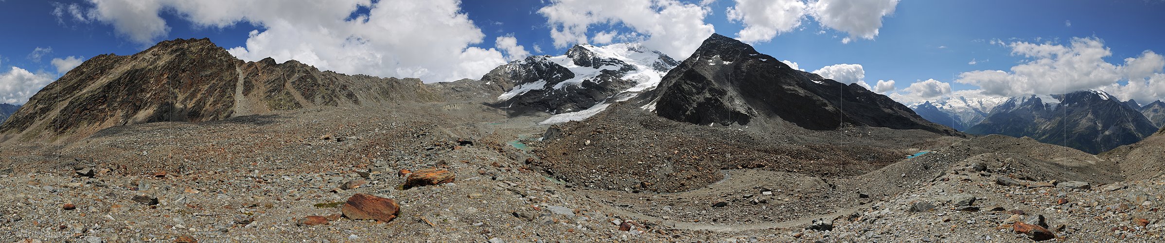 P008055a: 360° Panoramabild Grüebugletscher (Stand 8.2011)