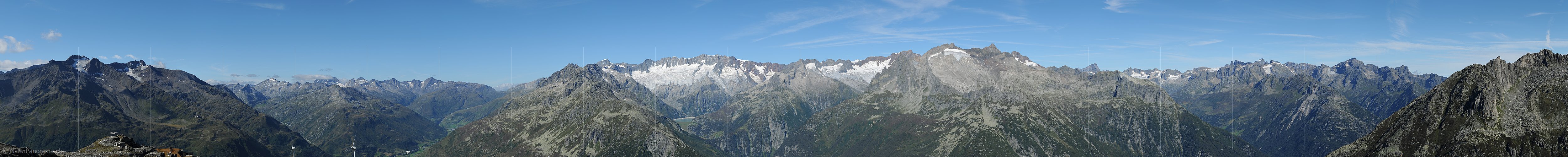 P008218a: Panoramafoto Urner Alpen vom Stöckli oberhalb Andermatt