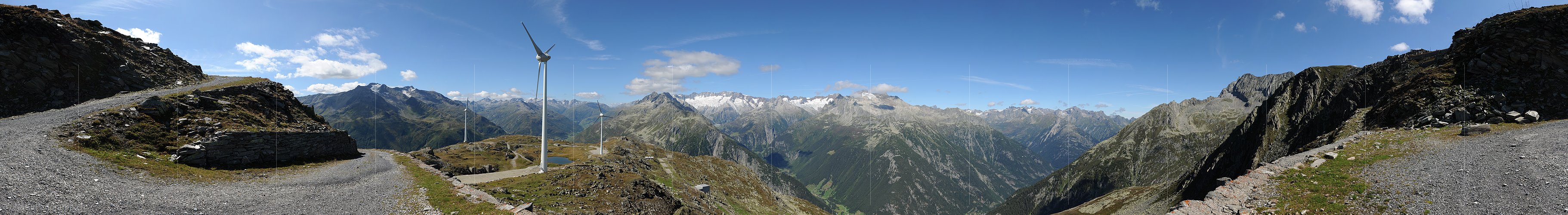 P008221: Panoramabild Windenergie (Erneuerbare Energie)