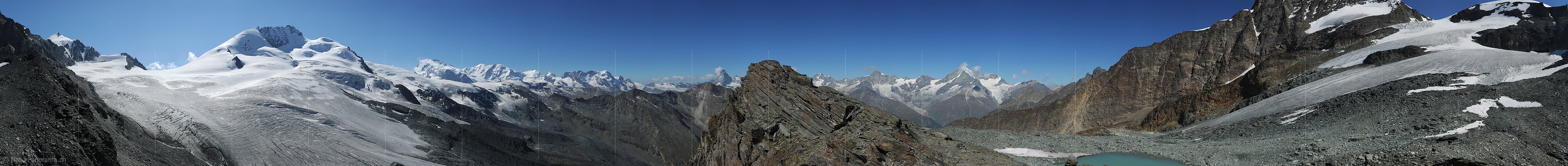 P008271: 360° Gigapixel Panoramabild Alphubelgletscher