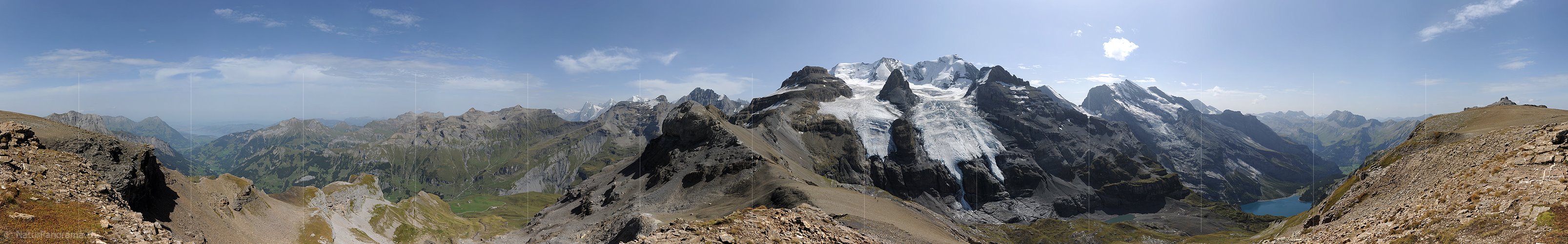 P008416: 360° Gipfelpanorama Bundstock (Wintergipfel)