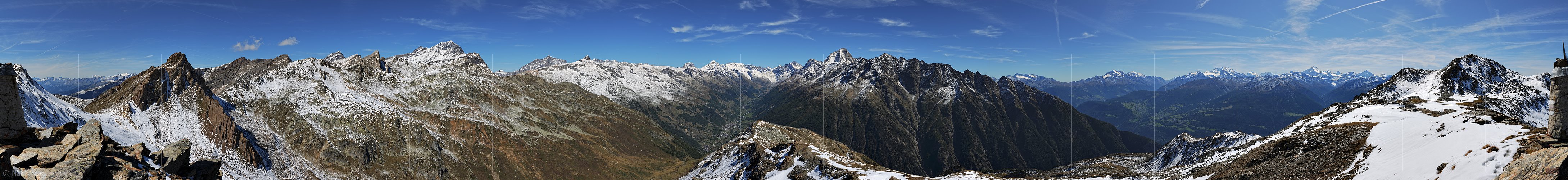 P008540a: 360° Panoramafoto Niwen, Stritungrat (Lötschental)